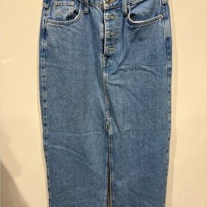 Zara Blue Denim Skirt